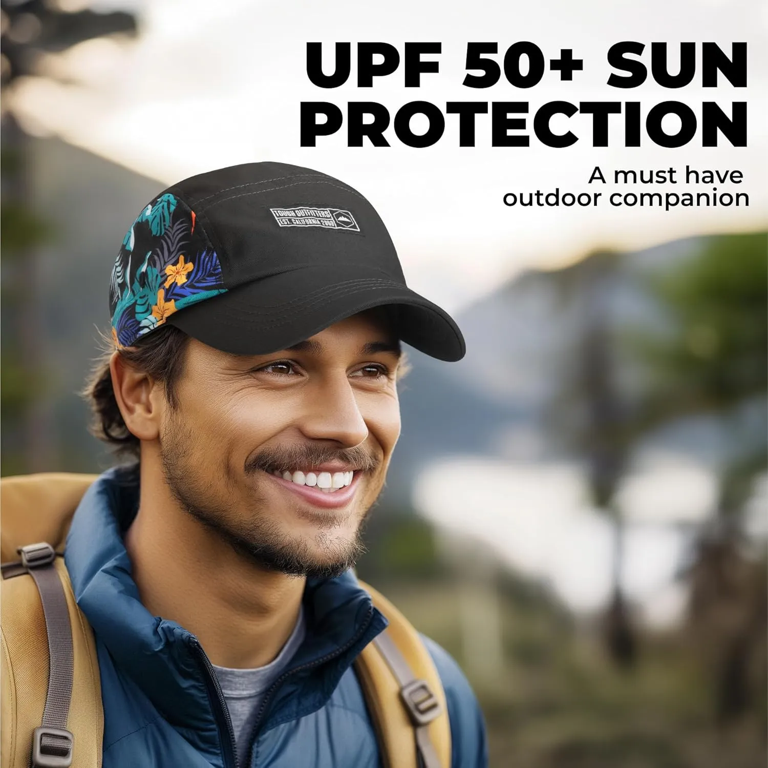 5 Panel Hat for Men - Stylish Baseball Cap, Camp Hat for Women, Casual Trucker Hat & Stylish Running Hat for Sun Protection