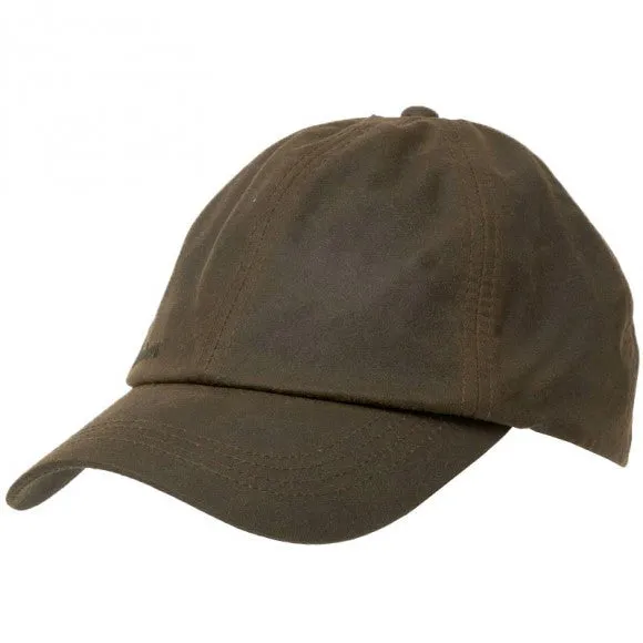 Barbour Baseball Cap - Sports - Olive Green Wax - MHA0005OL711