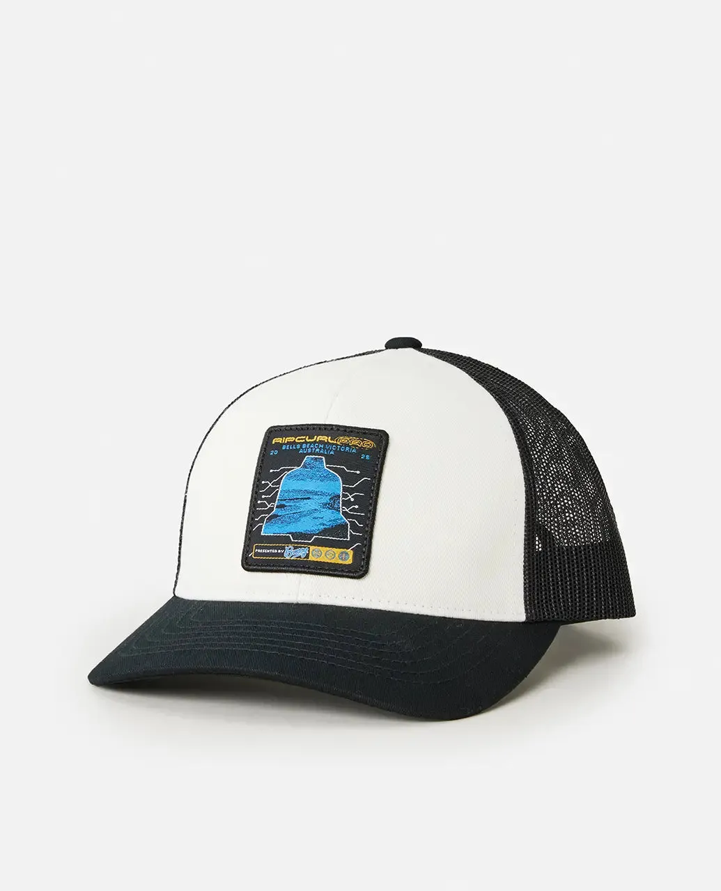 Bells 25 Trucker Cap in Black & White