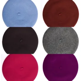 Beret in Assorted Colours by Banned