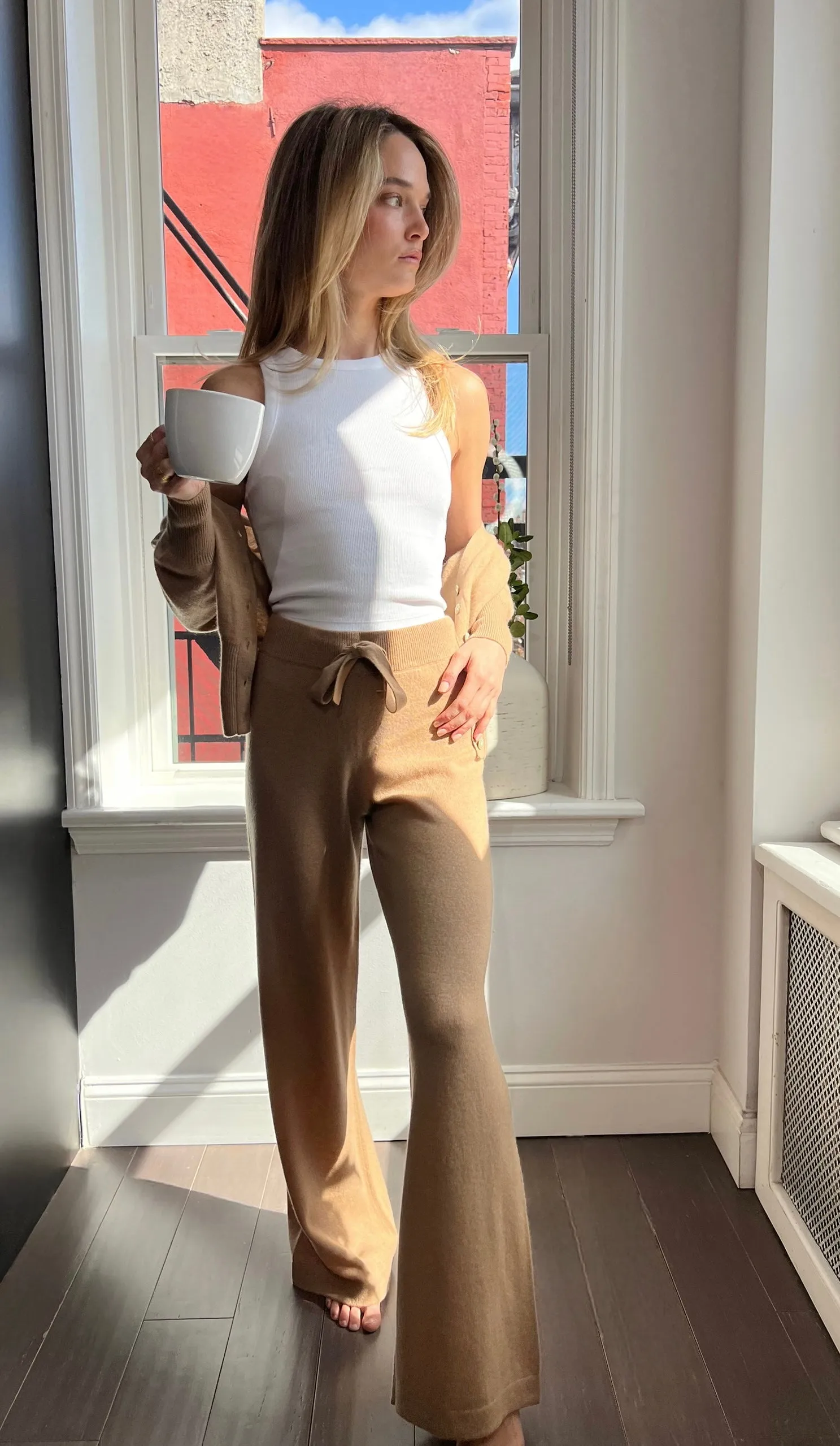 cashmere cardigan