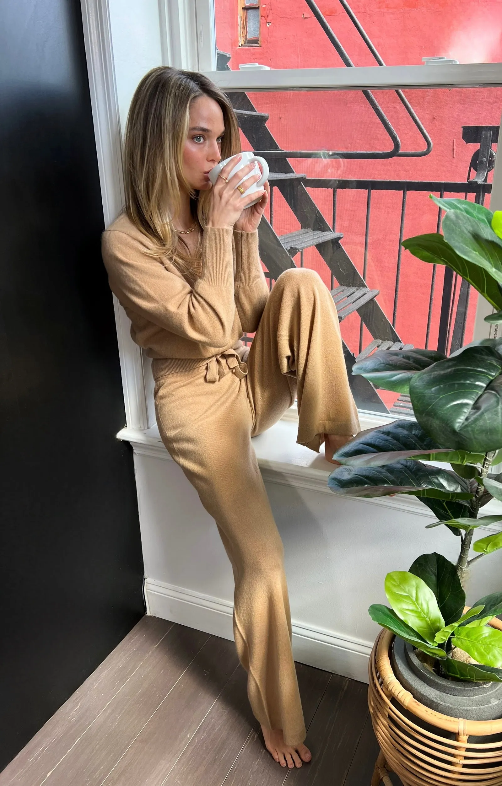 cashmere cardigan