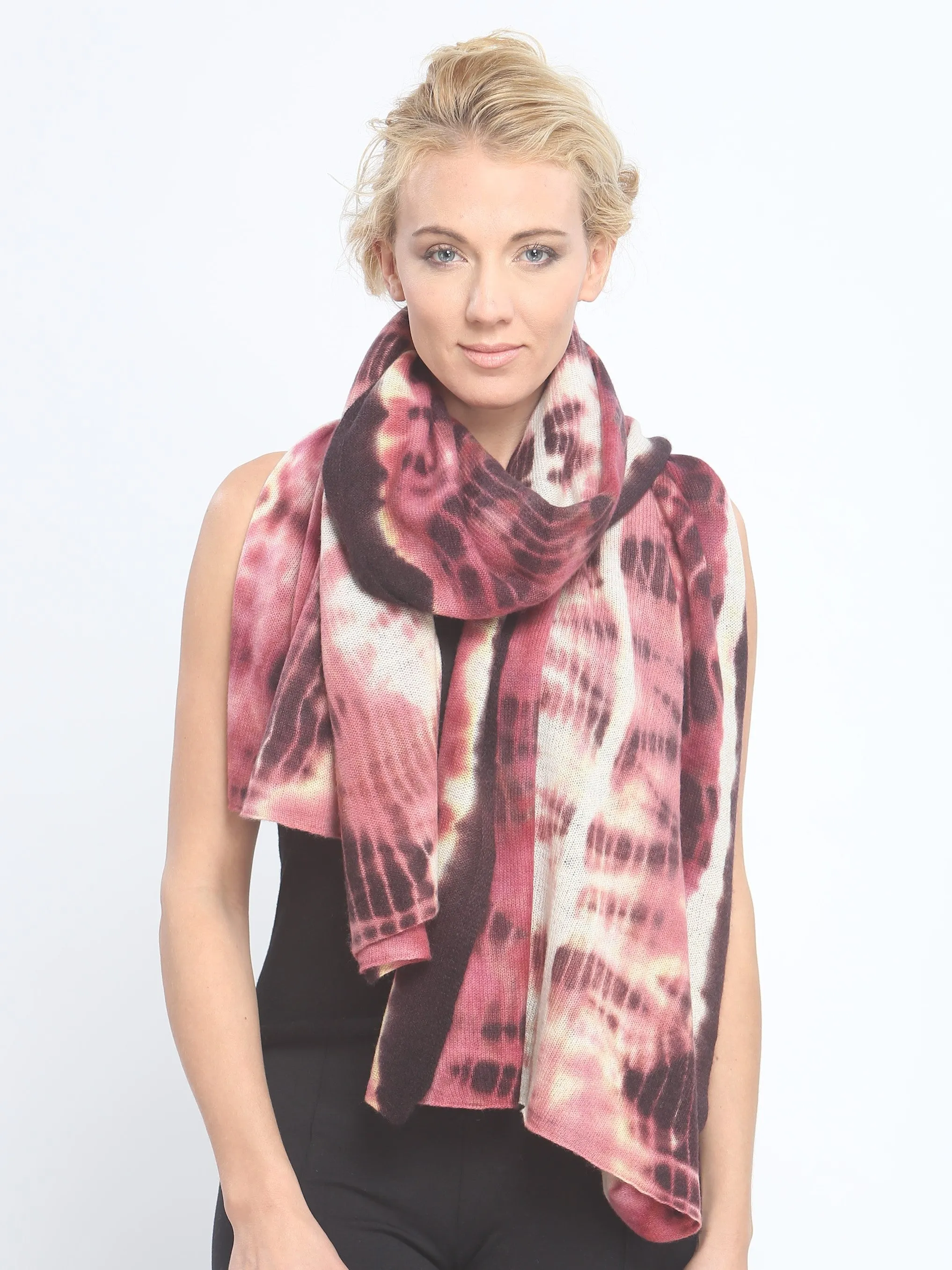 Cashmere Hand Dye Oversized Shawl