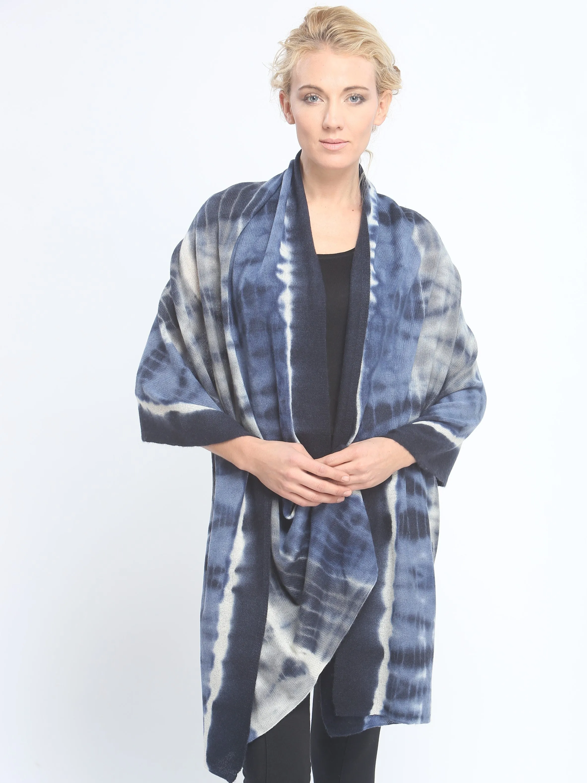 Cashmere Hand Dye Oversized Shawl