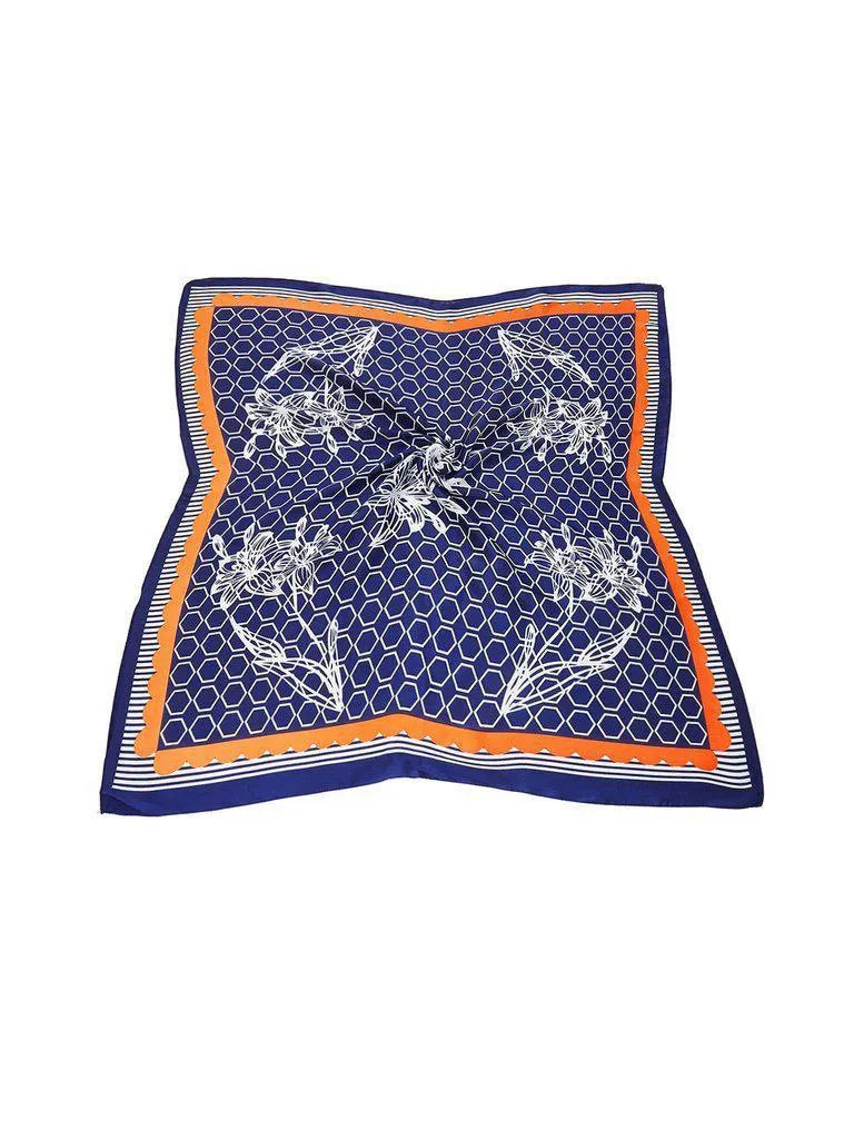 Geometric Pattern Bandana Scarf