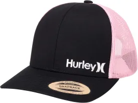 Hurley Men's Trucker Hat - Corp Snap Back Comfortable Curved Bill with Adjustable Snap Closure - Trucker Hats for Men