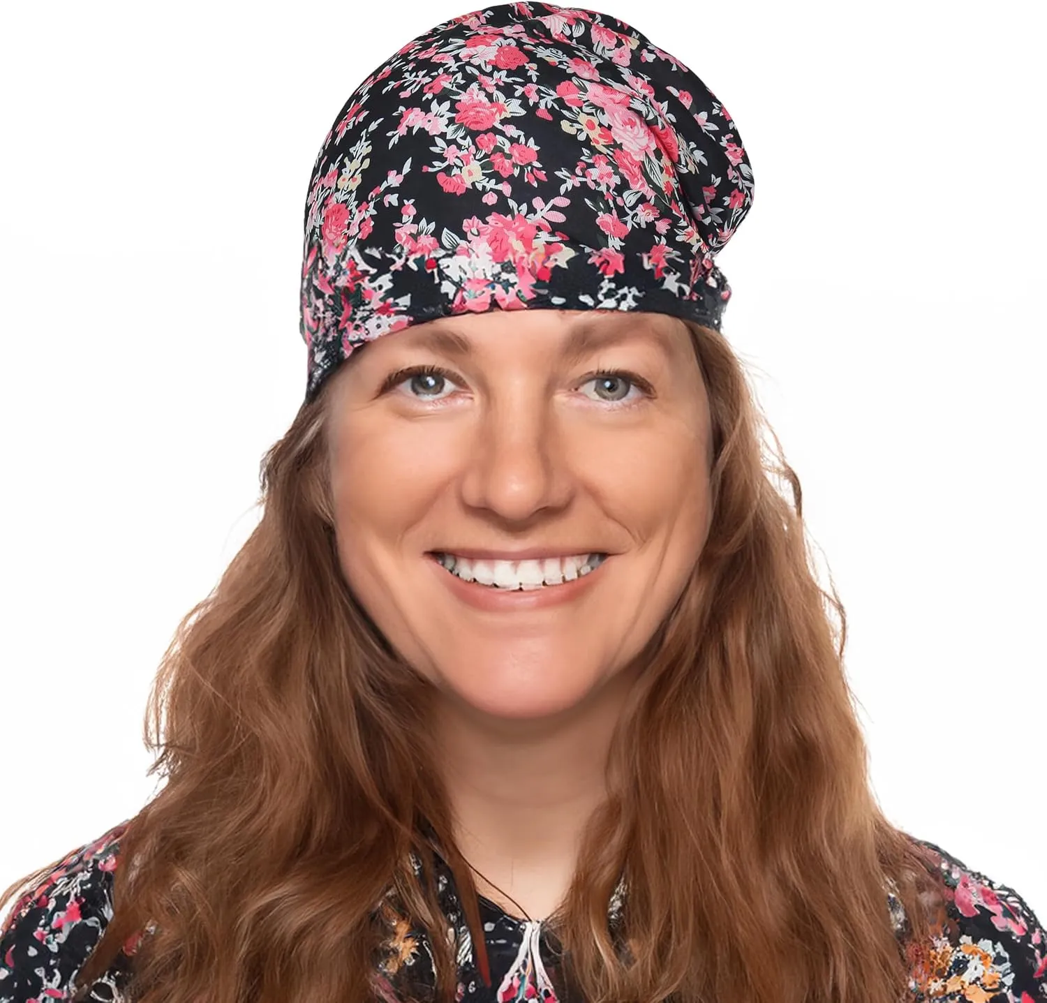 Jemis Sweet Heartwarming Breast Cancer Beanie Hat, Romantic Knitted Hat, Cancer Headwear Caps Baggy Skull Sleep Scarf