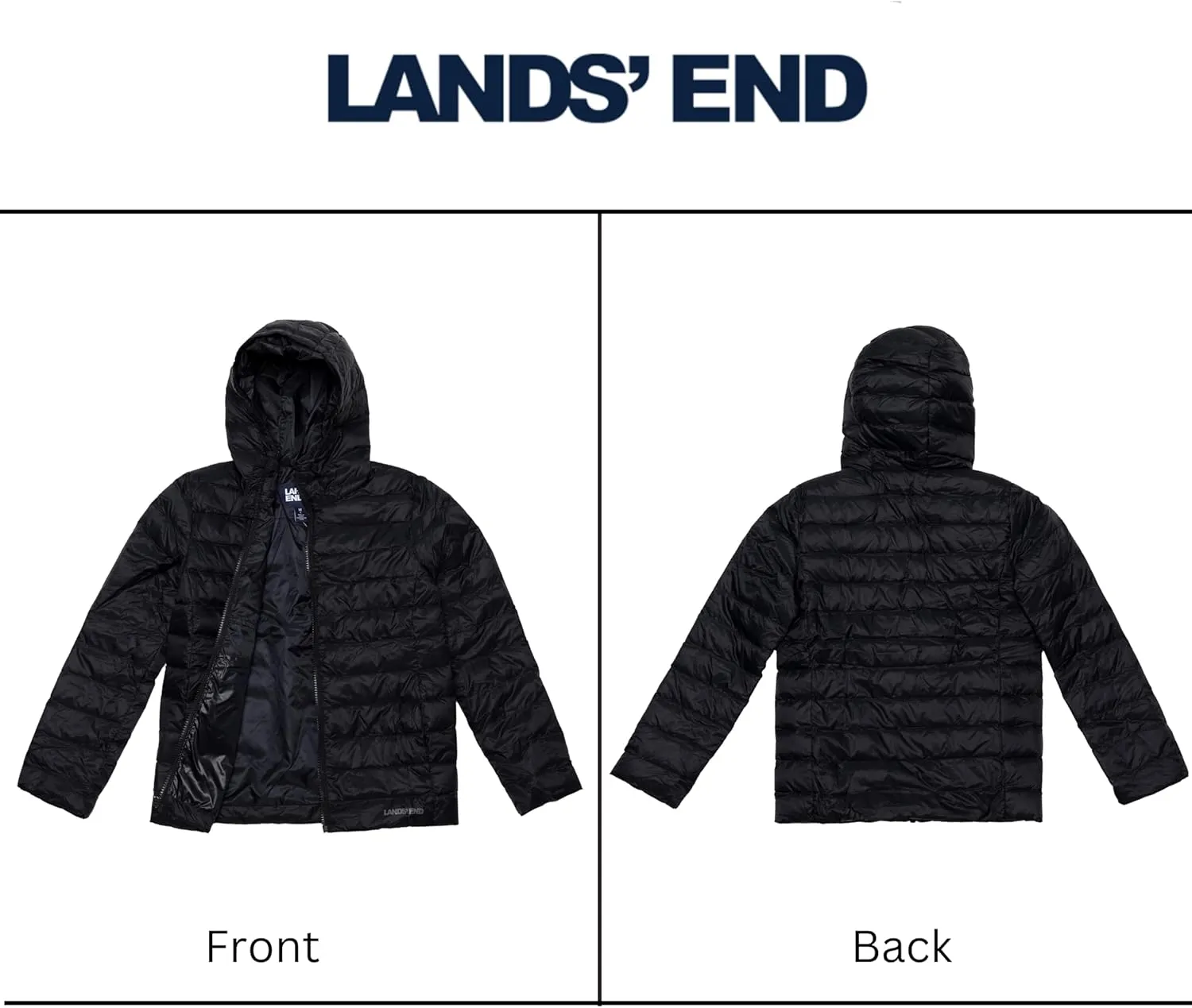 Lands' End Kids ThermoPlume Packable Hooded Jacket