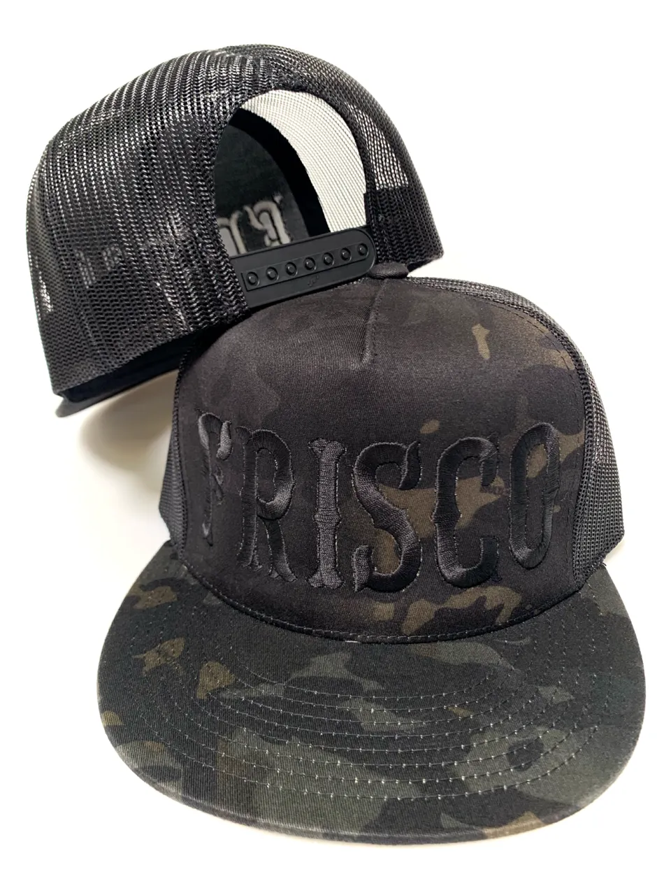 Large Frisco Camo Trucker Hat