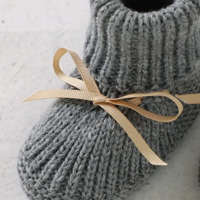 LAWKUL Baby Outfit Cotton Knit Newborn Infant Romper Knitted Longsleeve Sweater Clothes With Warm Hat Set Toddler Boy Girl