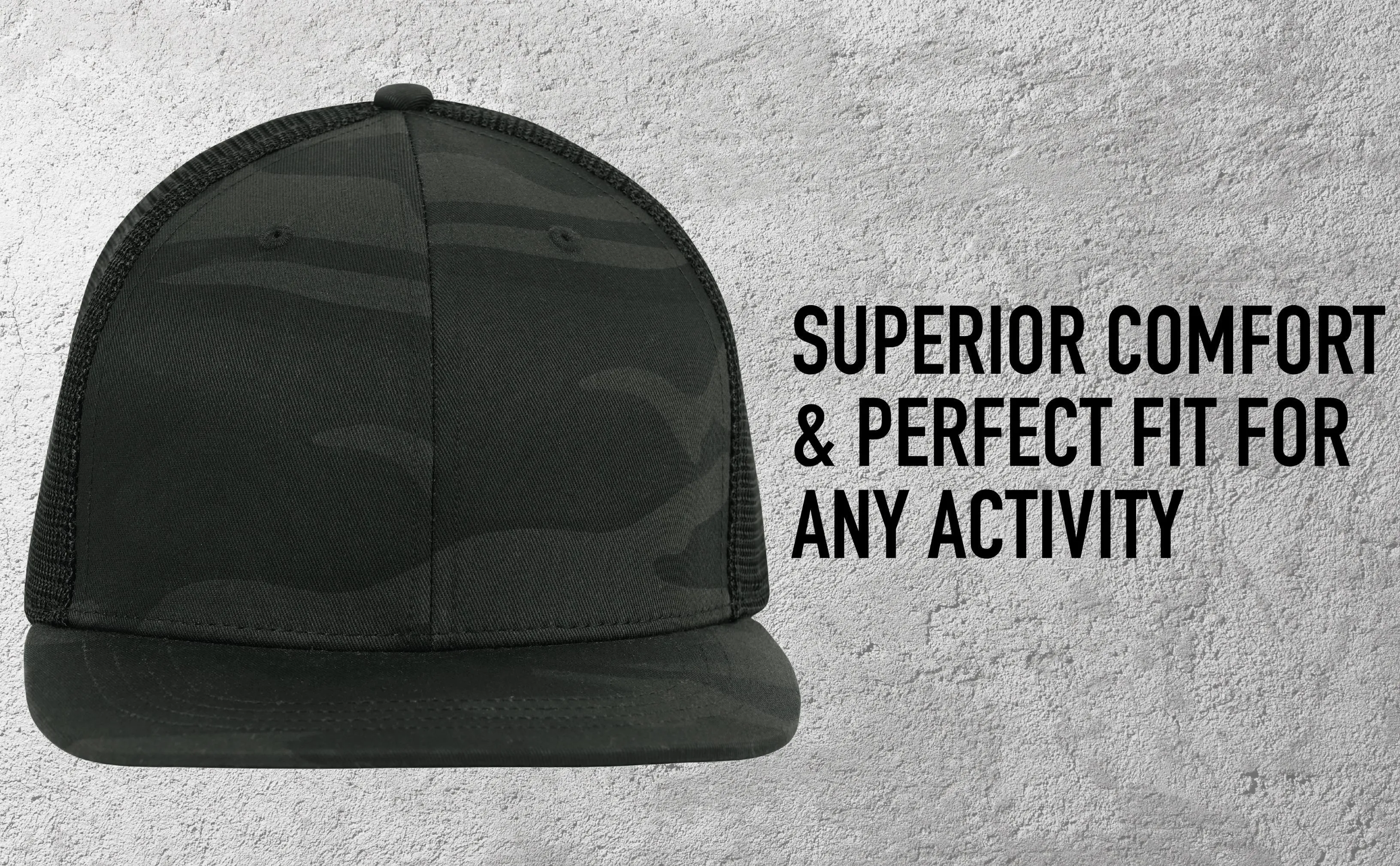 Midnight Camo Trucker Cap