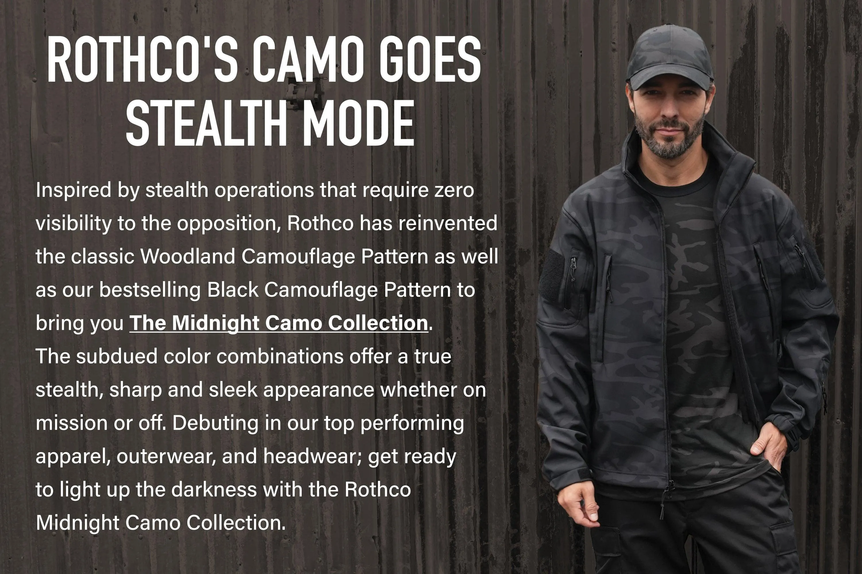 Midnight Camo Trucker Cap