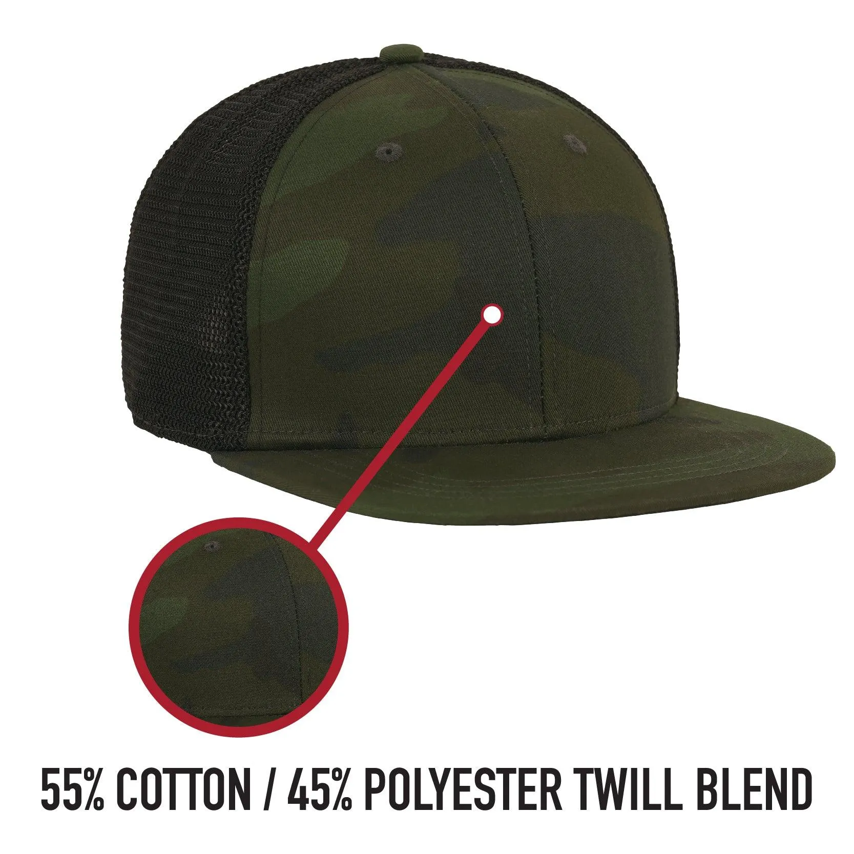 Midnight Camo Trucker Cap