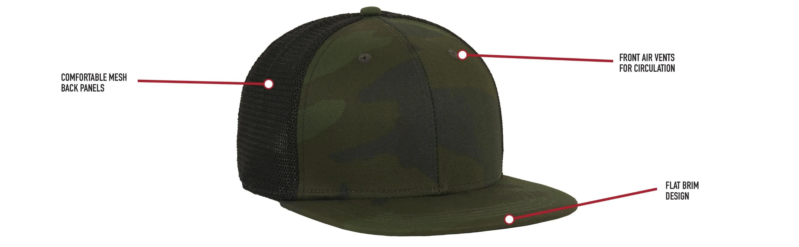 Midnight Camo Trucker Cap