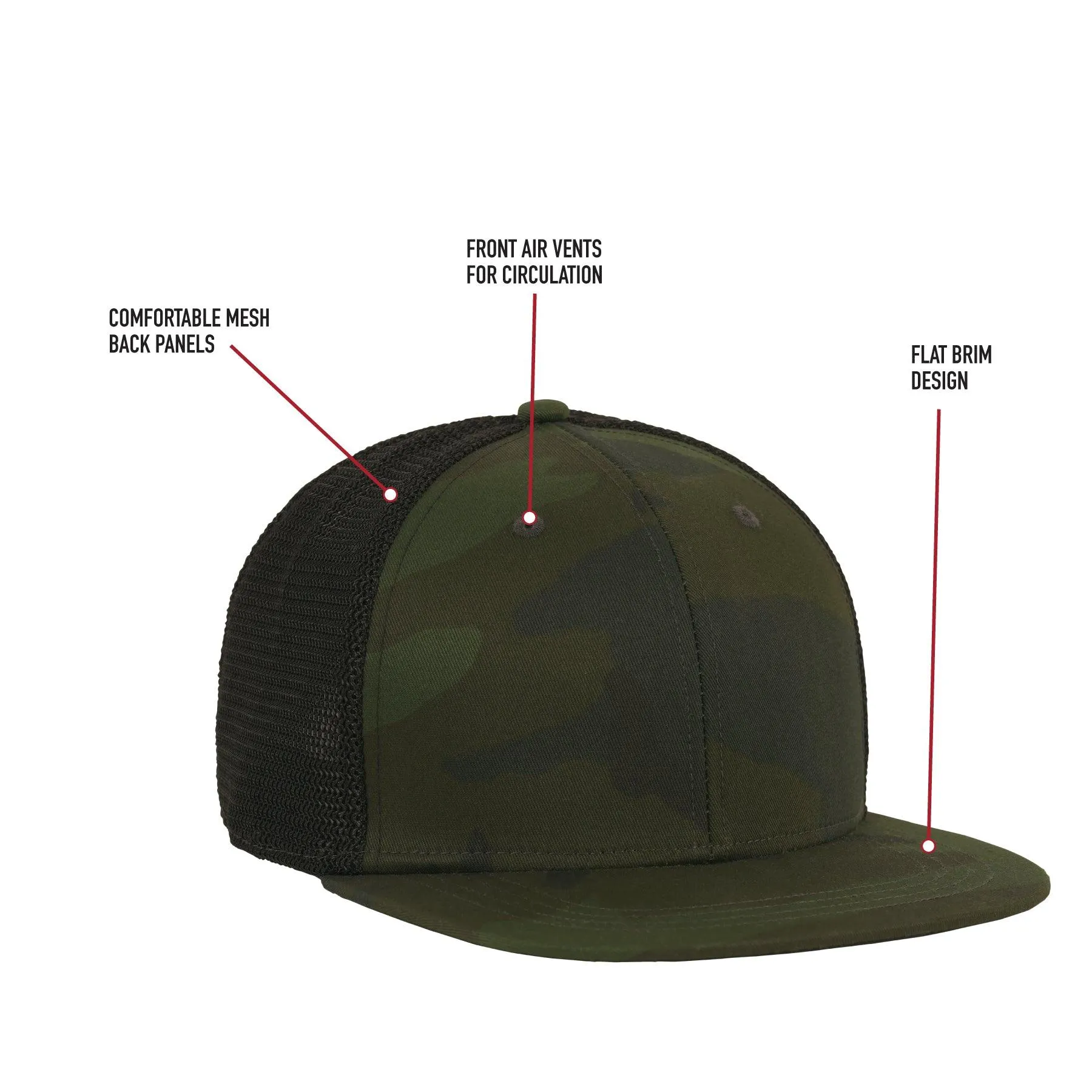 Midnight Camo Trucker Cap
