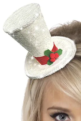 Mini Top Hat, White