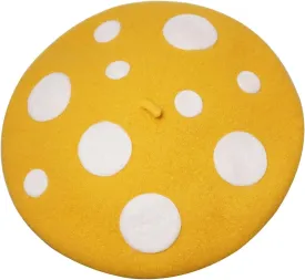 Mushroom Beret Women's Cute Lolita Kawaii Plant Cosplay Cap Vintage Painter Hat Sweet Girl Decor