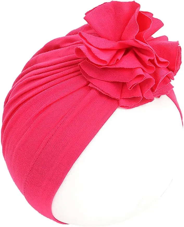 Newborn Babies Headwrap Hat Infant Toddler Cotton Soft Cute Nursery Beanie Headbands Top Bowknot Cap
