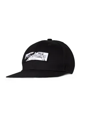 One Piece Jinbei Snapback Hat - Black