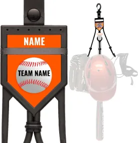 Pro - Dugout Gear Hanger - The Dugout Organizer - for Baseball and Softball to Hold Bats, Helmets and Gloves