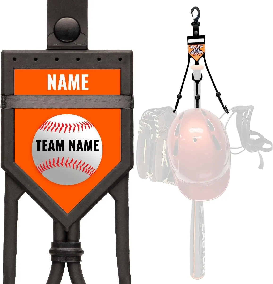 Pro - Dugout Gear Hanger - The Dugout Organizer - for Baseball and Softball to Hold Bats, Helmets and Gloves