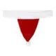 Red Velvet Santa Hat Thong