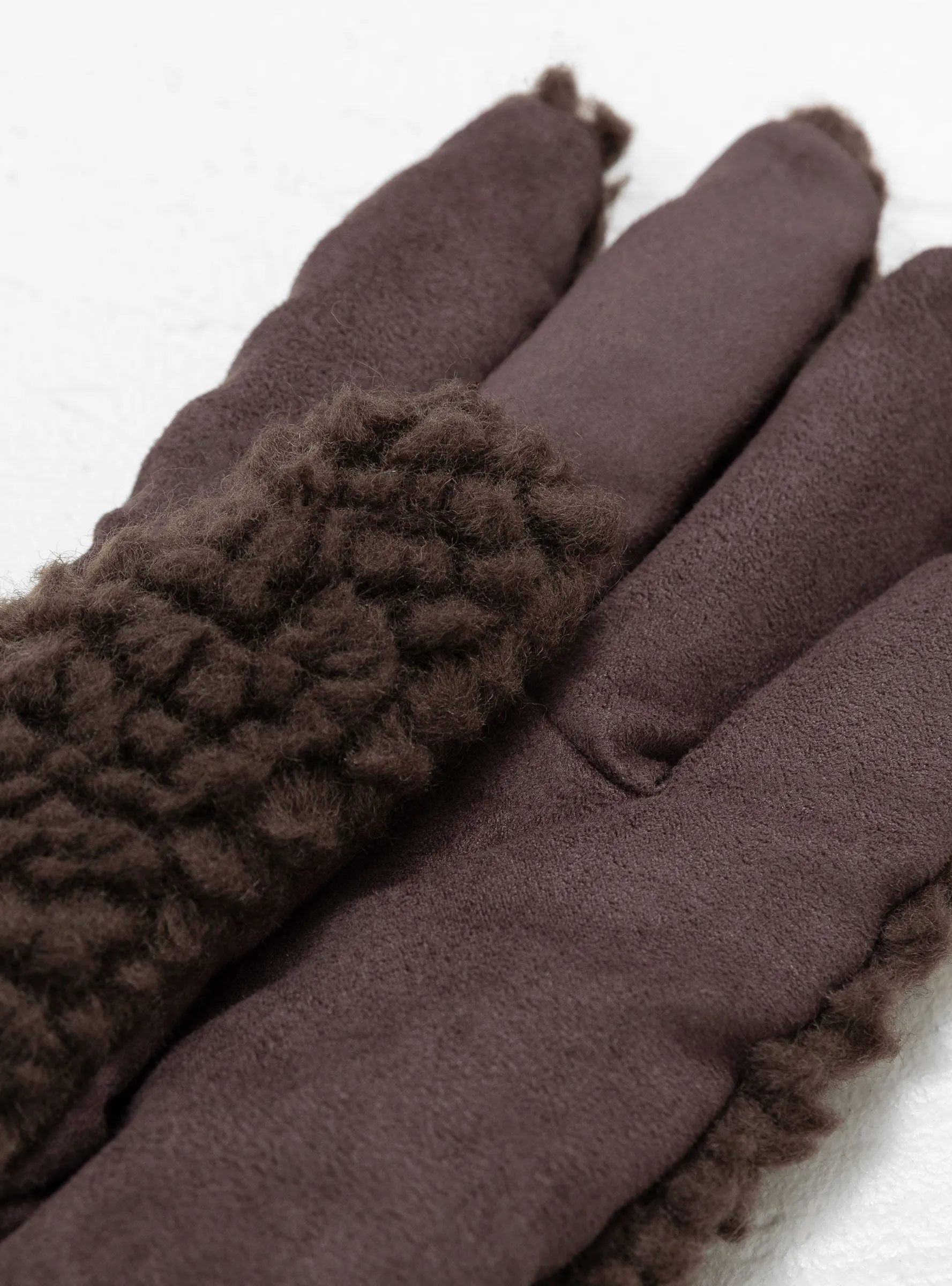 Teddy 5 Finger Glove Brown