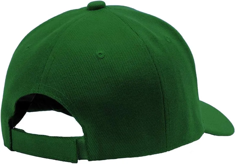 TOP HEADWEAR Blank Kids Youth Baseball Adjustable Hook and Loop Closure Hat