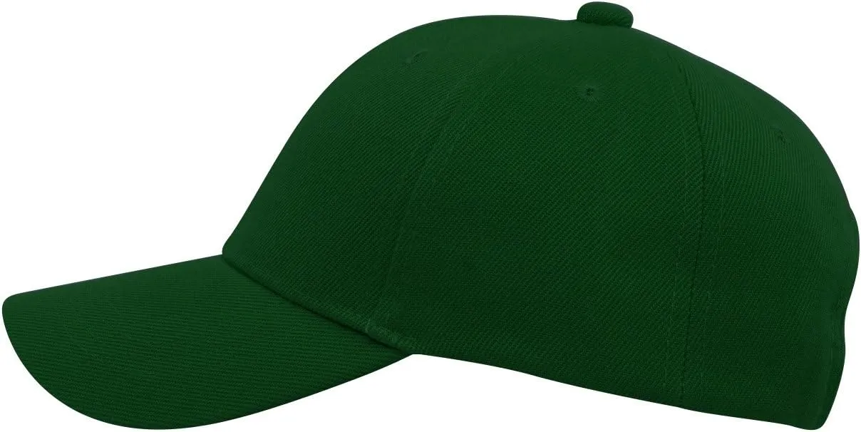 TOP HEADWEAR Blank Kids Youth Baseball Adjustable Hook and Loop Closure Hat