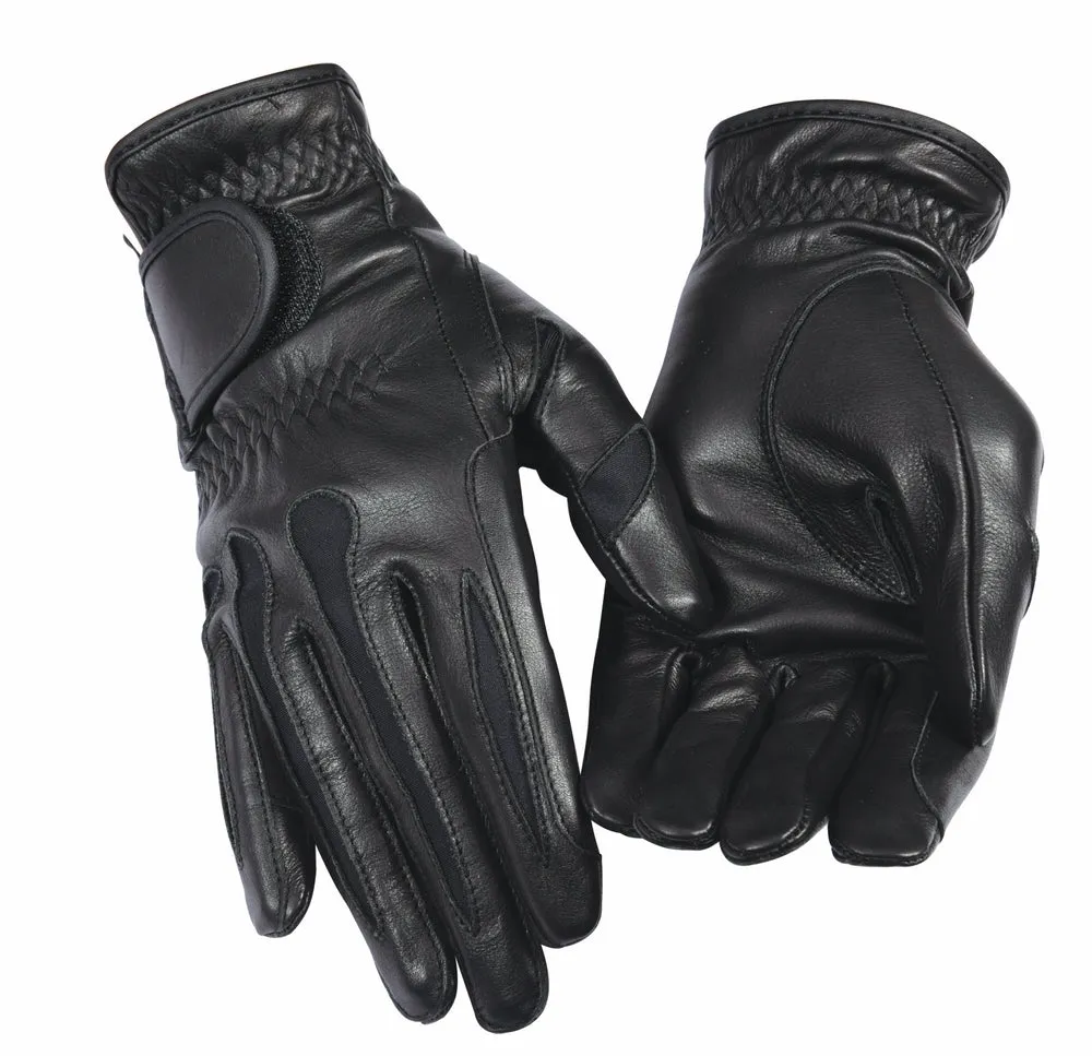TuffRider Ladies Stretch Leather Riding Gloves