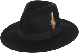 VALICLUD Fashion Fedora Hat Classic Pure Wool Gentleman Hat for Special Occasions