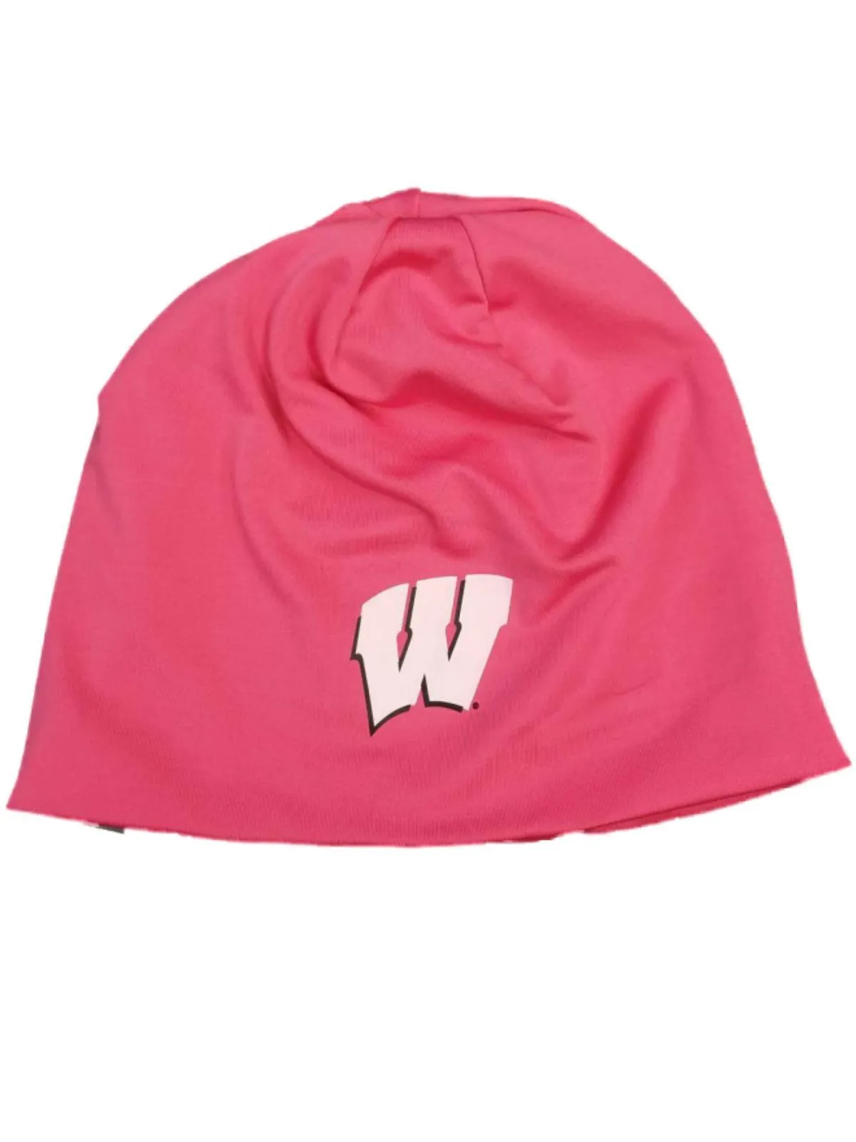 Wisconsin Badgers TOW Pink and Purple Striped GIRLS Reversible Beanie Hat Cap
