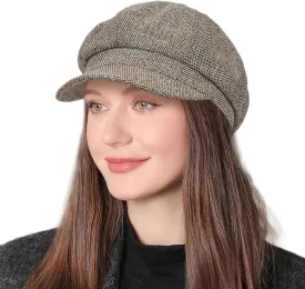 Womens Newsboy Caps Cabbie Gatsby Hat Visor Beret Hat Fashion Ladies Pageboy Caps for Womens Hat