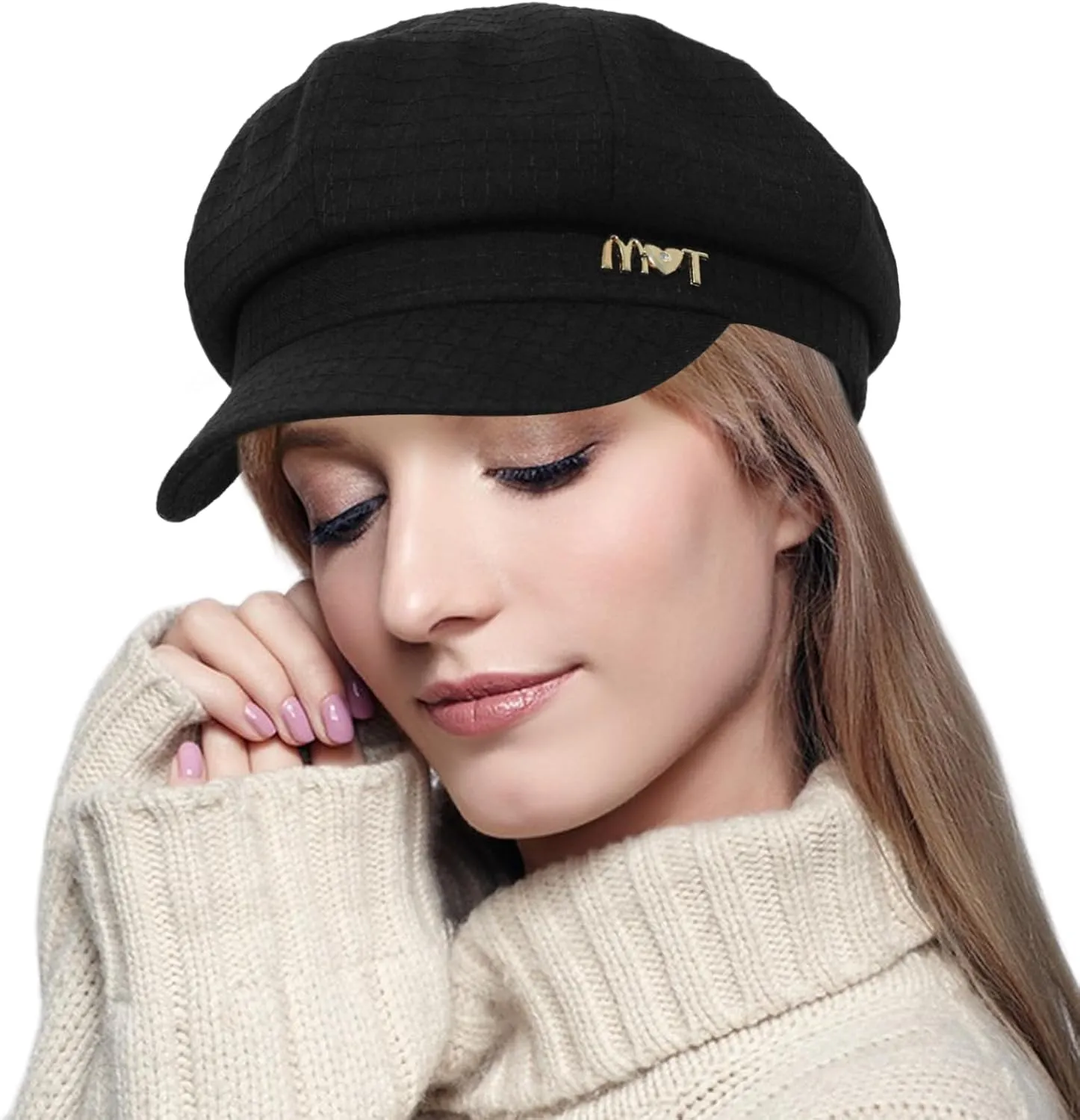 Womens Newsboy Caps Cabbie Gatsby Hat Visor Beret Hat Fashion Ladies Pageboy Caps for Womens Hat