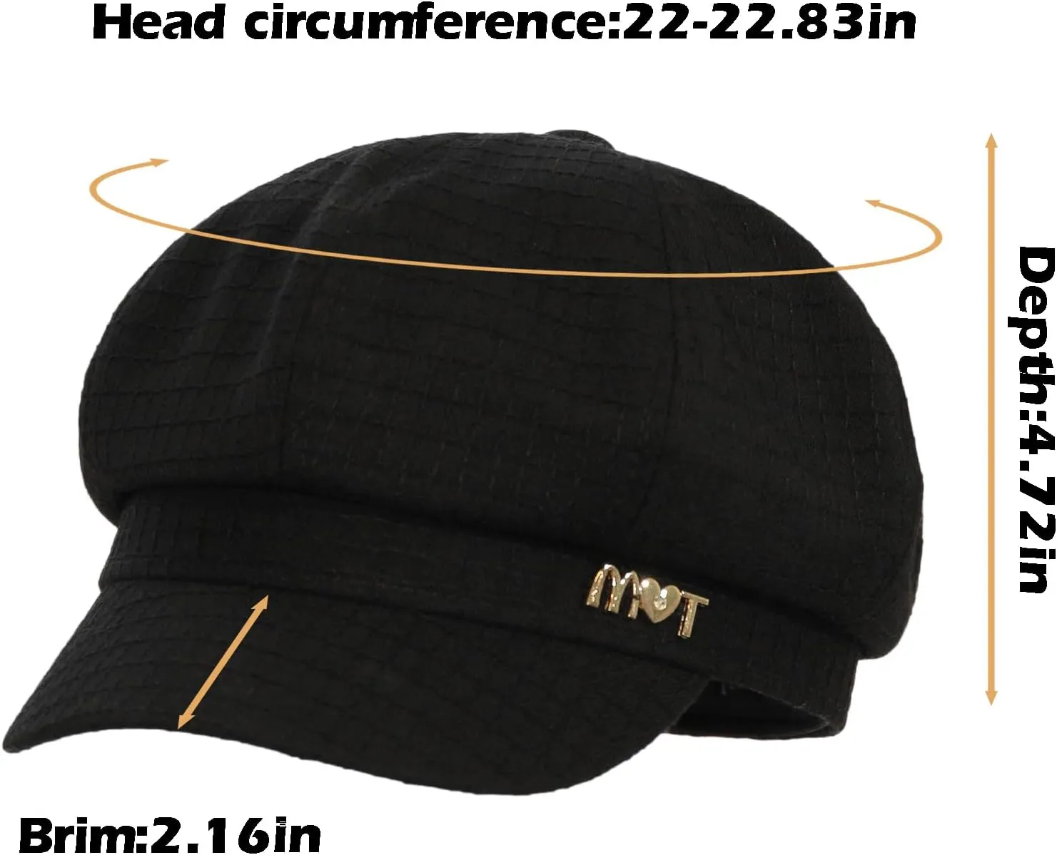 Womens Newsboy Caps Cabbie Gatsby Hat Visor Beret Hat Fashion Ladies Pageboy Caps for Womens Hat
