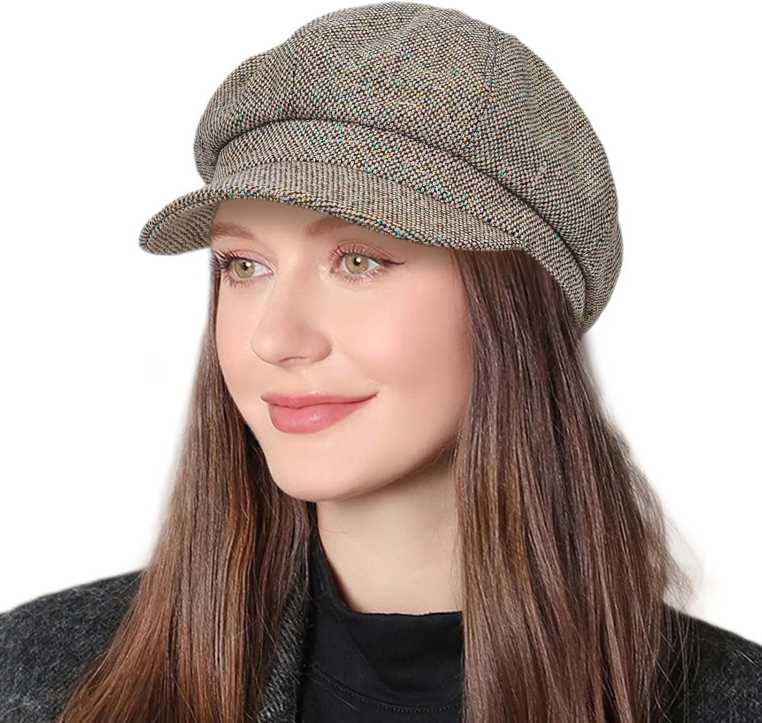 Womens Newsboy Caps Cabbie Gatsby Hat Visor Beret Hat Fashion Ladies Pageboy Caps for Womens Hat