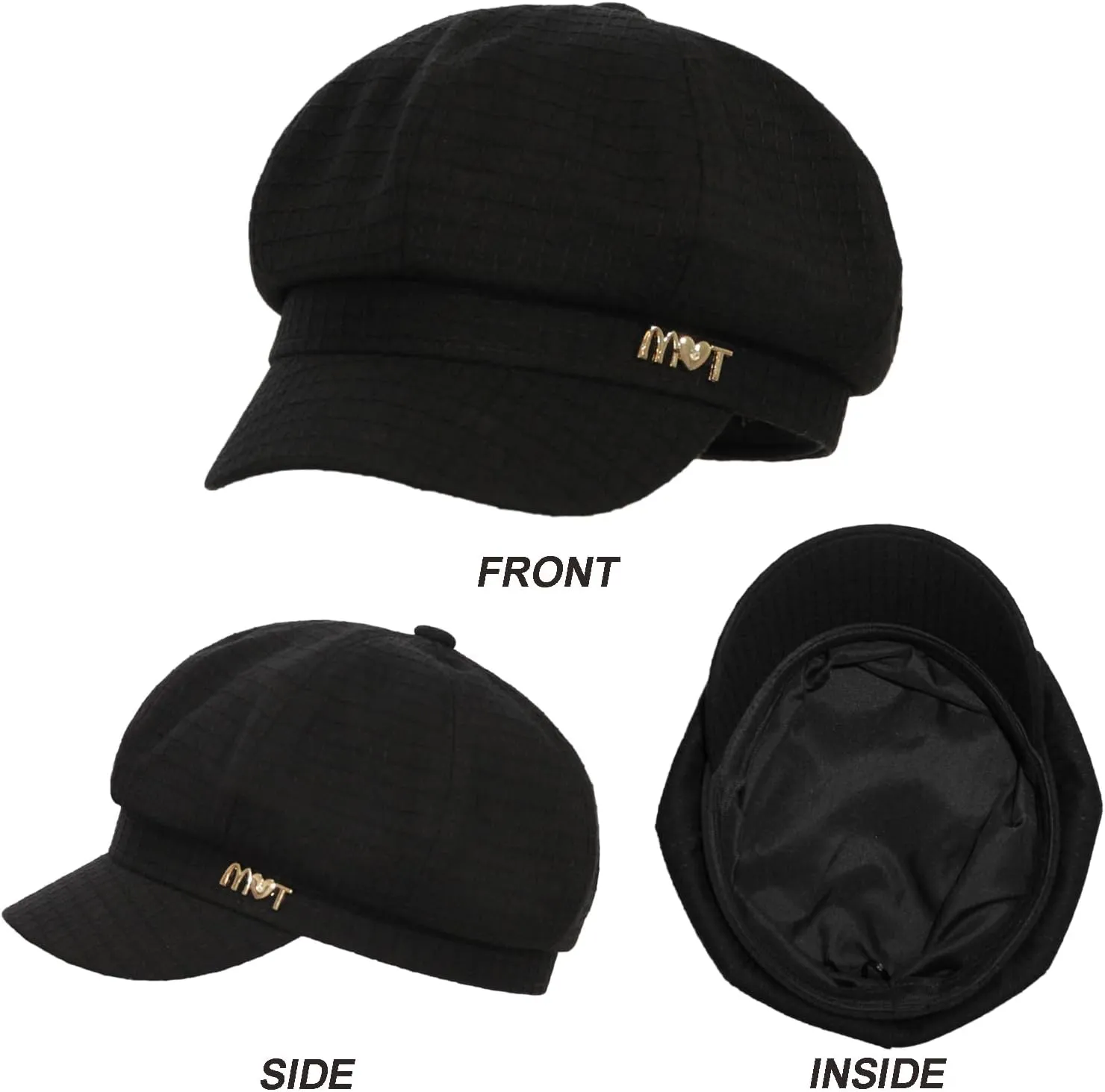 Womens Newsboy Caps Cabbie Gatsby Hat Visor Beret Hat Fashion Ladies Pageboy Caps for Womens Hat