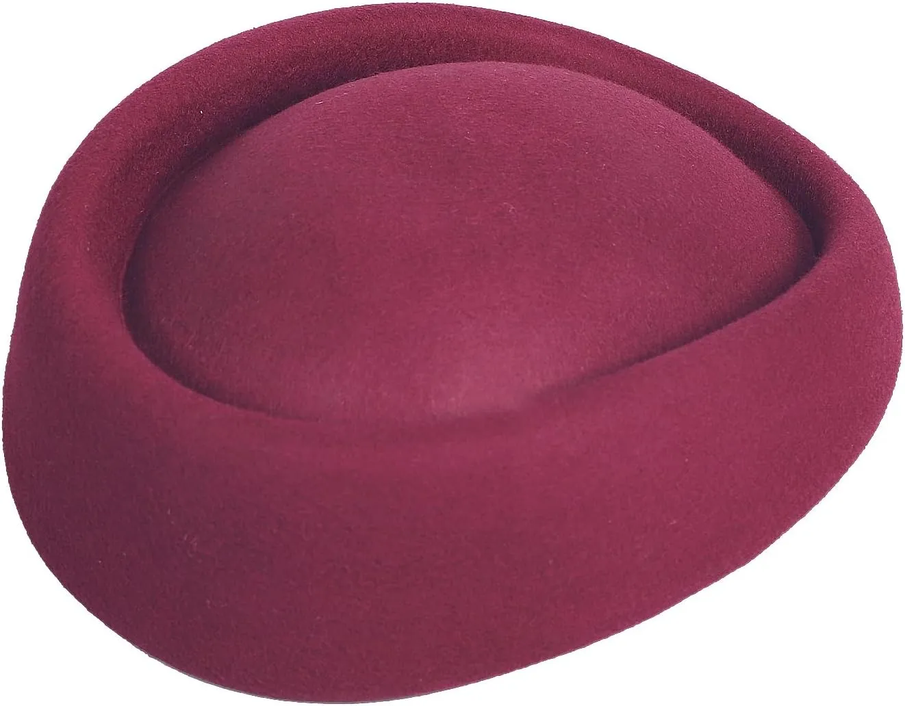Wool Felt Beret Derby Fascinator Hats for Women Ladies Church Tea Party Formal Wedding Pillbox Hat