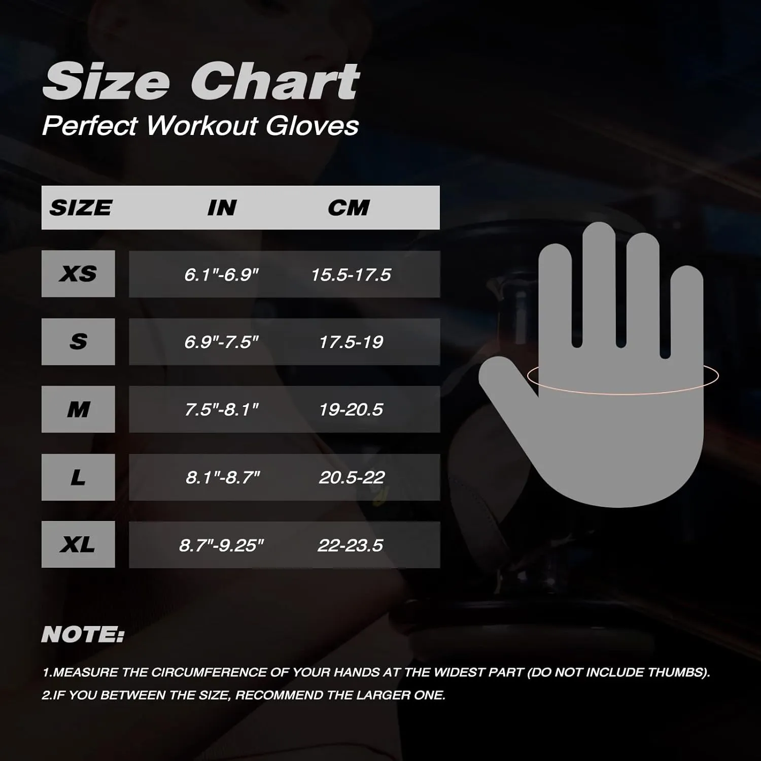 Workout Gloves with Wrist Wrap Support for Men & Women, Weight Lifting Gloves Anti-Slip Padded Palm Fingerless Exercise Glove for Powerlifting, Gym, Training